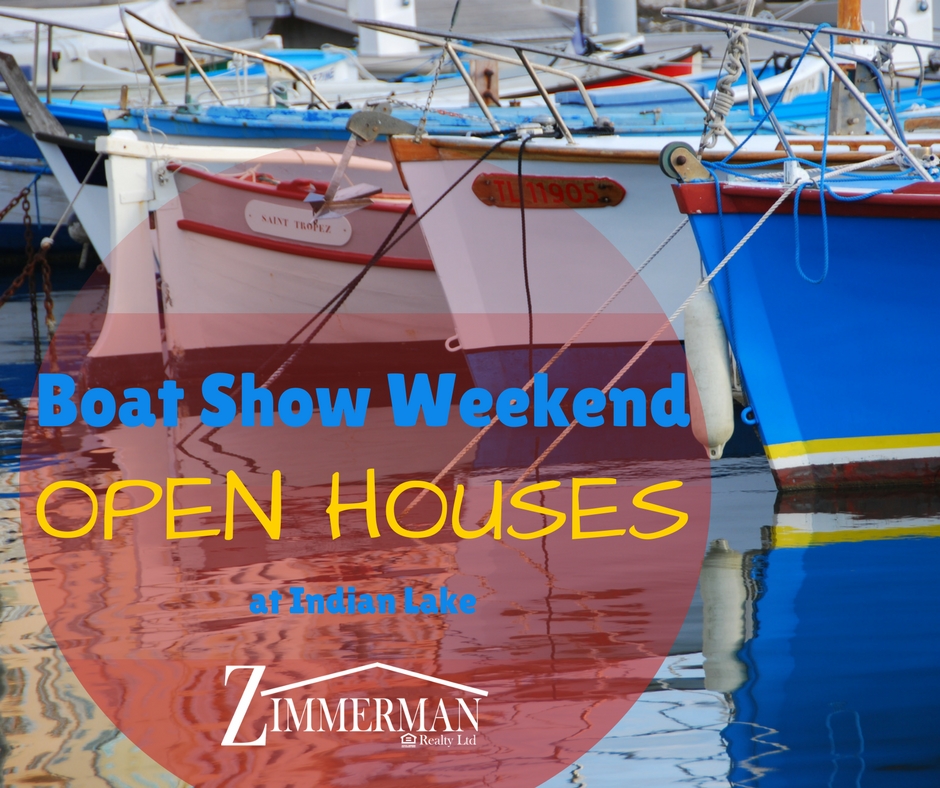 Boat show weekend open houses